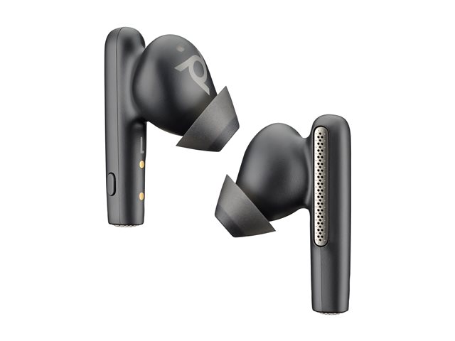 Poly Voyager Free 60+ UC Carbon Black Earbuds +BT700 USB-C Adapter +Touchscreen Charge Case