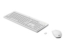 HP 230 WL Mouse+KB Combo WHT AZERTY BE
