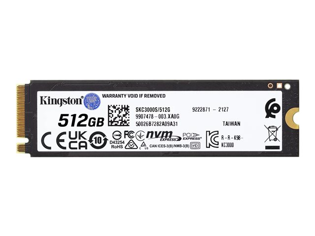 Kingston KC3000 PCIe 4.0 NVMe M.2 SSD