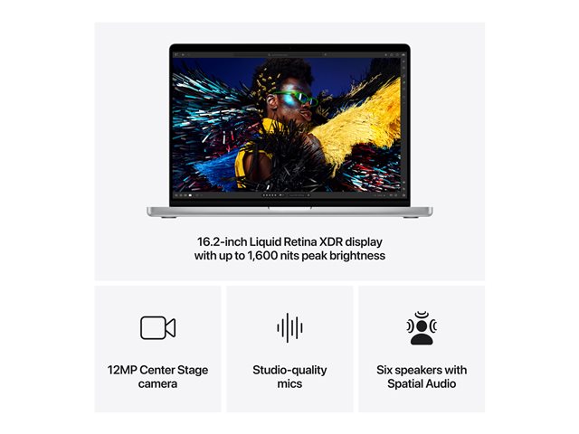 Apple MacBook Pro 16 Silver/16C/40C GPU/48GB/1T