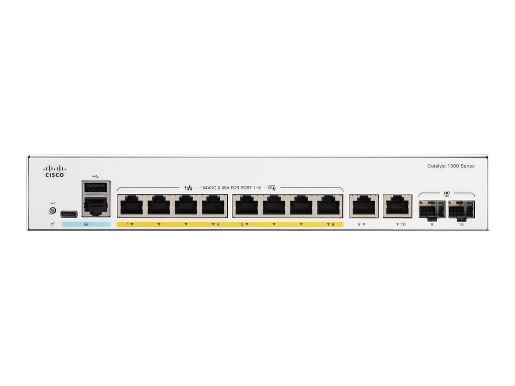 Cisco Catalyst 1300-8FP-2G Switch