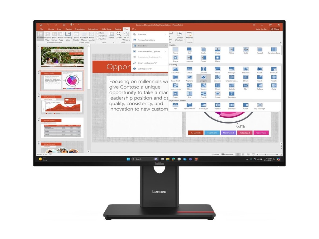 Lenovo ThinkVision T27-40 FHD 27" Monitor