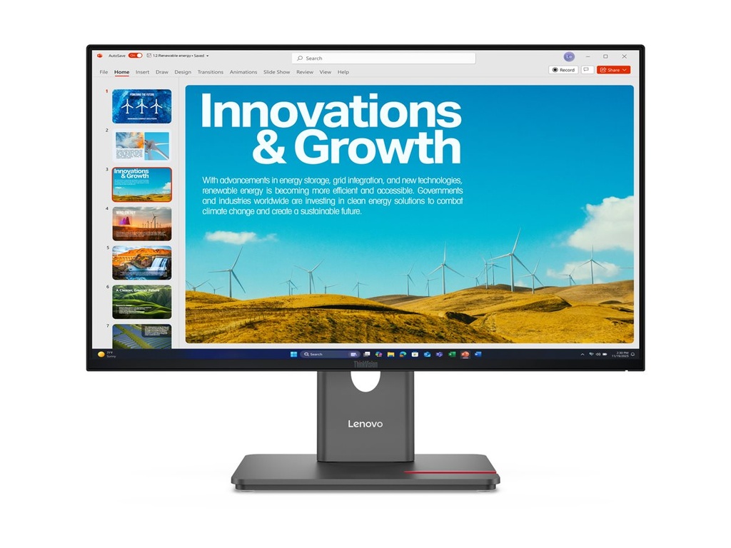 Lenovo ThinkVision P24QD-40 QHD 24" Monitor