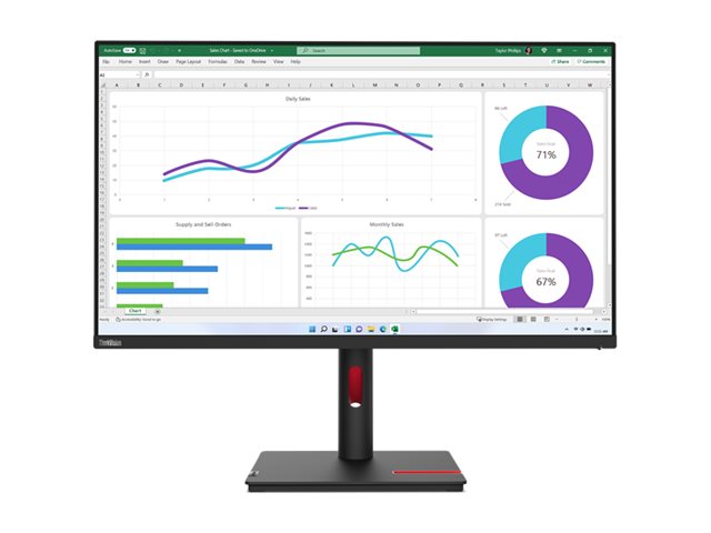 Lenovo ThinkVision T32h-30 WQHD 31.5" Monitor