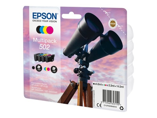 [000000000004137935] Epson 502 Multipack Ink Cartridge
